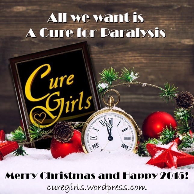 Merry Christmas and Happy 2015 from the Cure Girls.